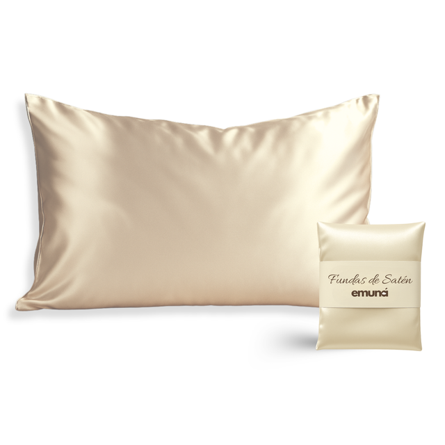 2 Fundas de Satén Premium - Anti Frizz Anti Age