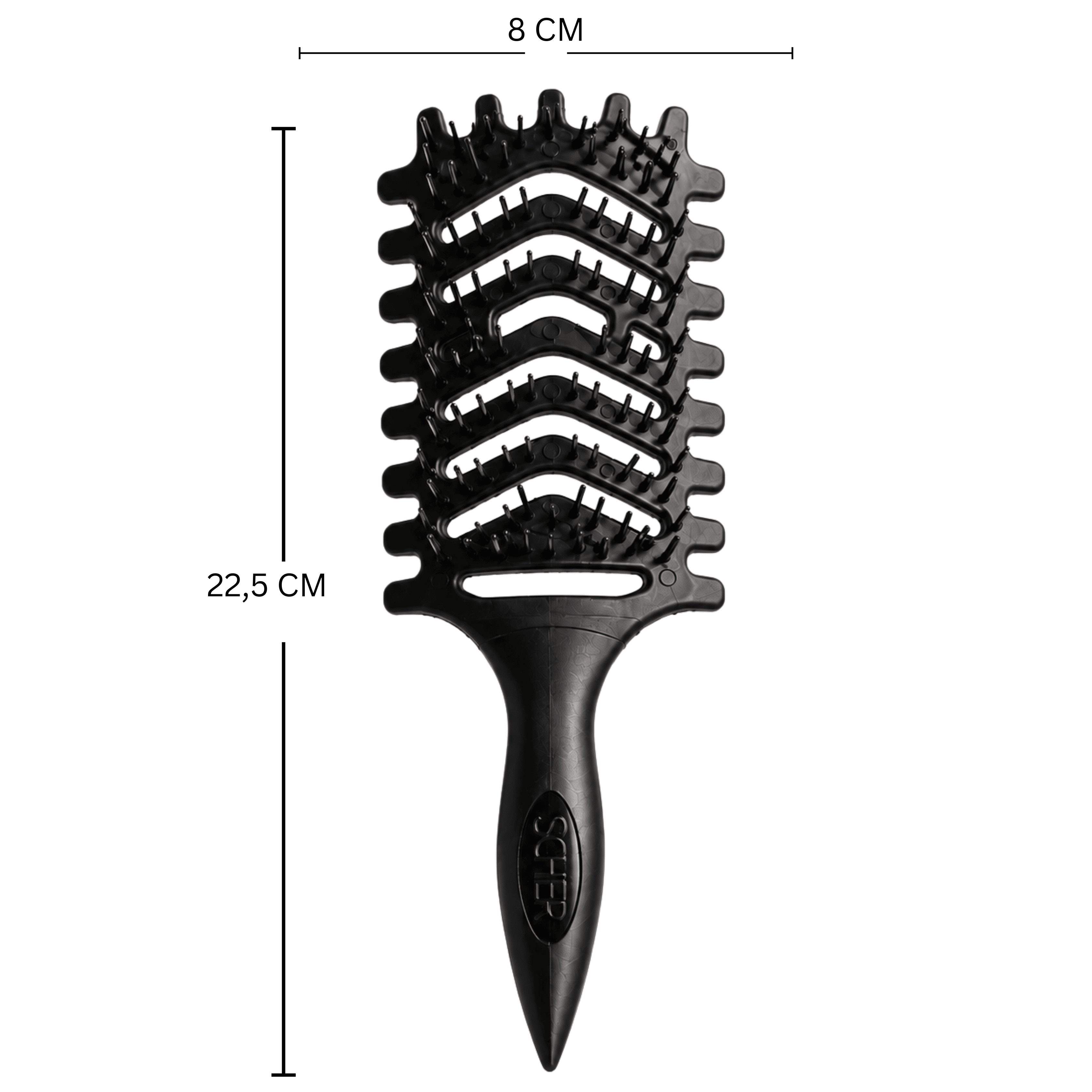 Cepillo Definidor Rulos y Ondas