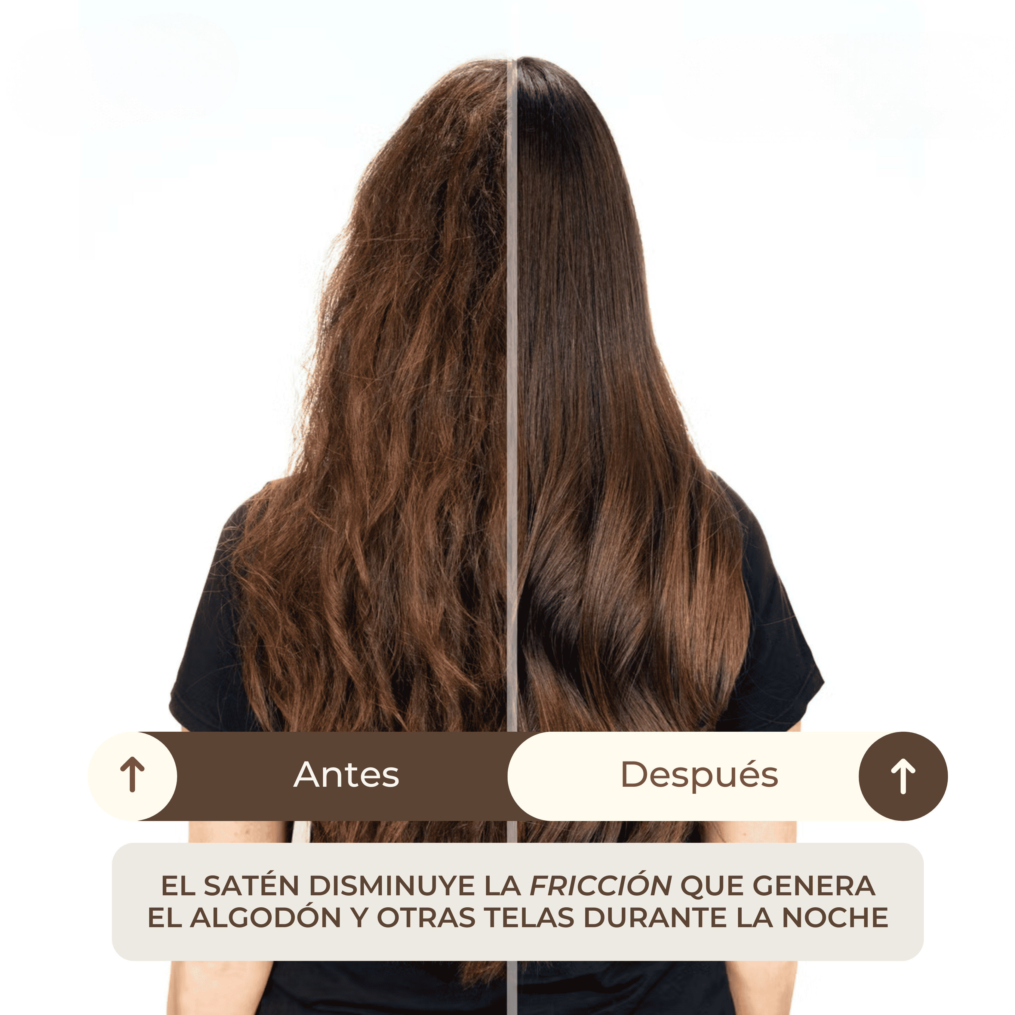 2 Fundas de Satén Premium - Anti Frizz Anti Age